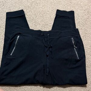 LOFT Black Textured Fabric